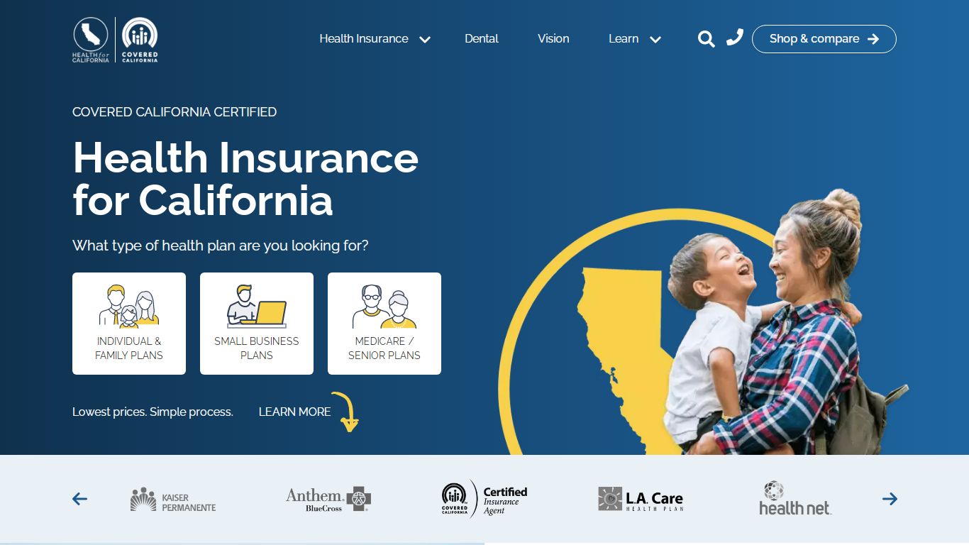California Health Insurance Plans | Health for California